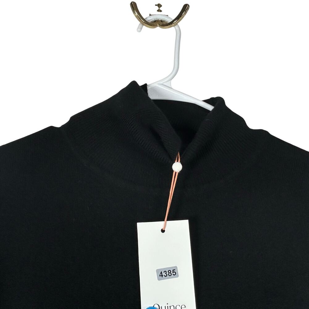 New Quince Women’s Medium Mongolian Cashmere Turtleneck Top Blouse Sweater 4385 - Picture 5 of 9